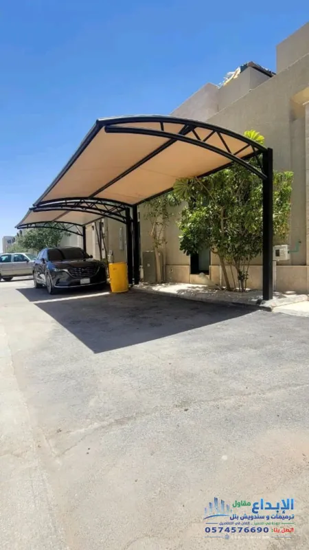 مظلات سيارات قماش